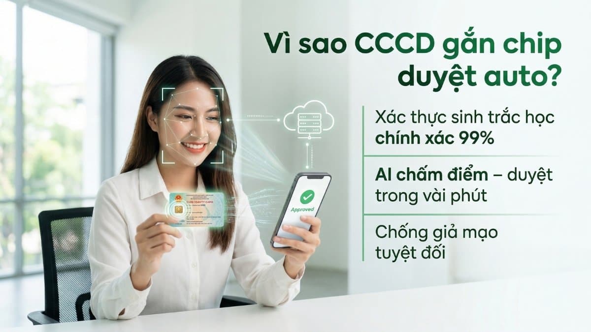 CCCD gắn chip khi đăng ký vay online: quy trình an toàn