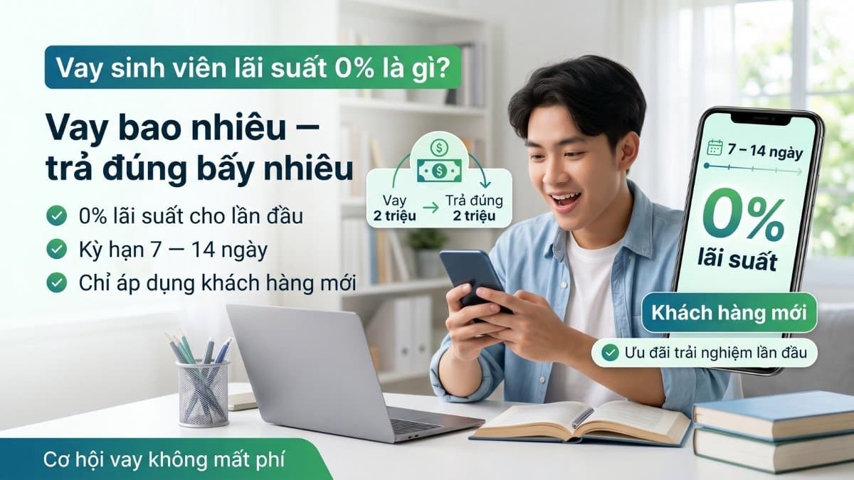 Vay Sinh Viên Lãi Suất 0%: Cách Kiểm Tra 2026