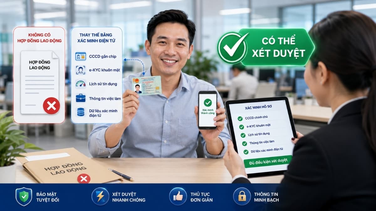 Vay tín chấp không có hợp đồng lao động: Bí quyết đậu hồ sơ | Vay Ở Đâu