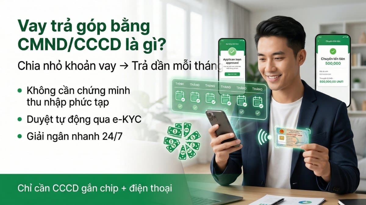 Vay Trả Góp Hàng Tháng Bằng CMND/CCCD 2026