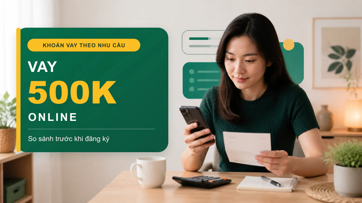 Ảnh minh họa Vay 500K Online: Cách Chọn Khoản Vay Nhỏ An Toàn