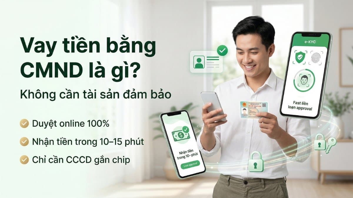 Ảnh minh họa Top 5 App Vay Tiền Bằng CMND/CCCD Duyệt Tự Động 100%