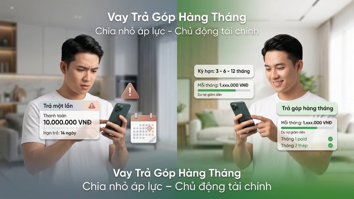Ảnh minh họa Top 5 App Vay Tiền Trả Góp Theo Tháng Bằng CCCD Uy Tín Nhất