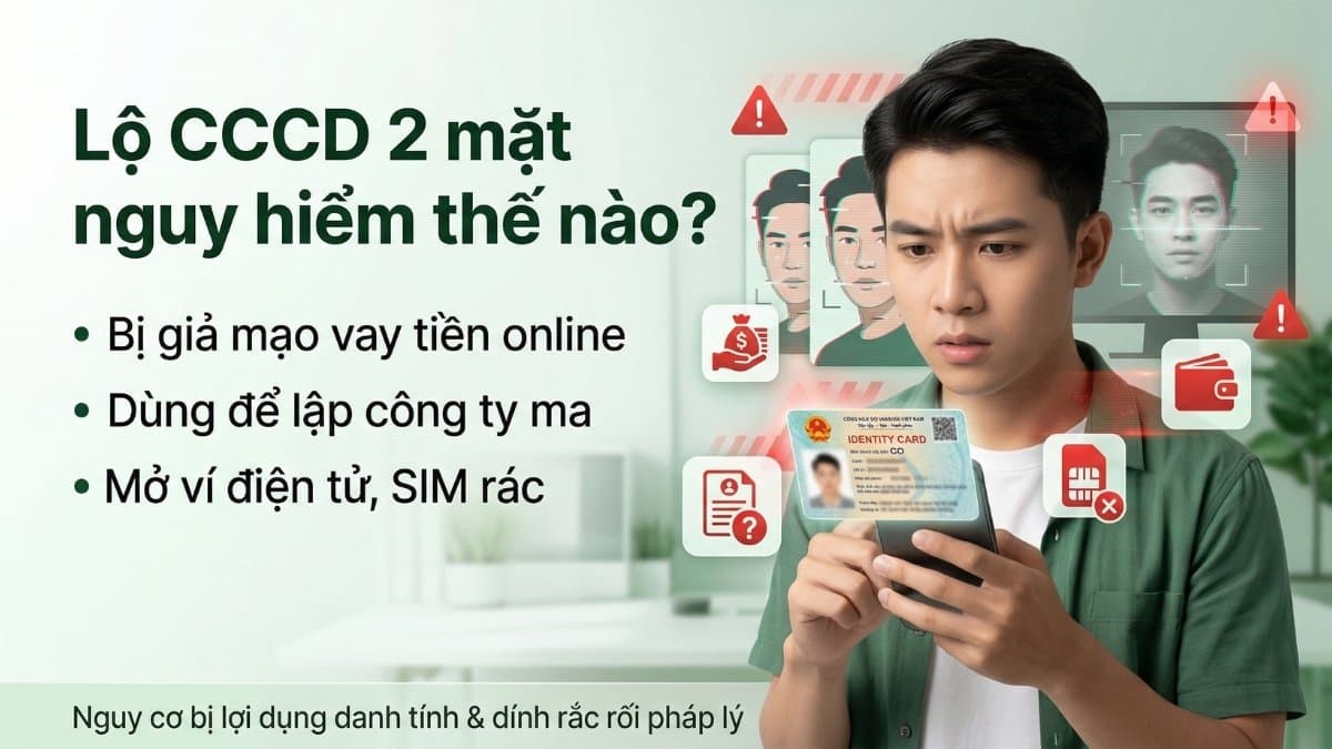 Lộ ảnh CMND/CCCD 2 mặt có sao không? Cảnh báo | Vay Ở Đâu