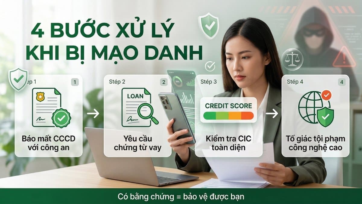 Bị lấy cắp CCCD vay nợ thì phải làm sao? Cách xử lý | Vay Ở Đâu