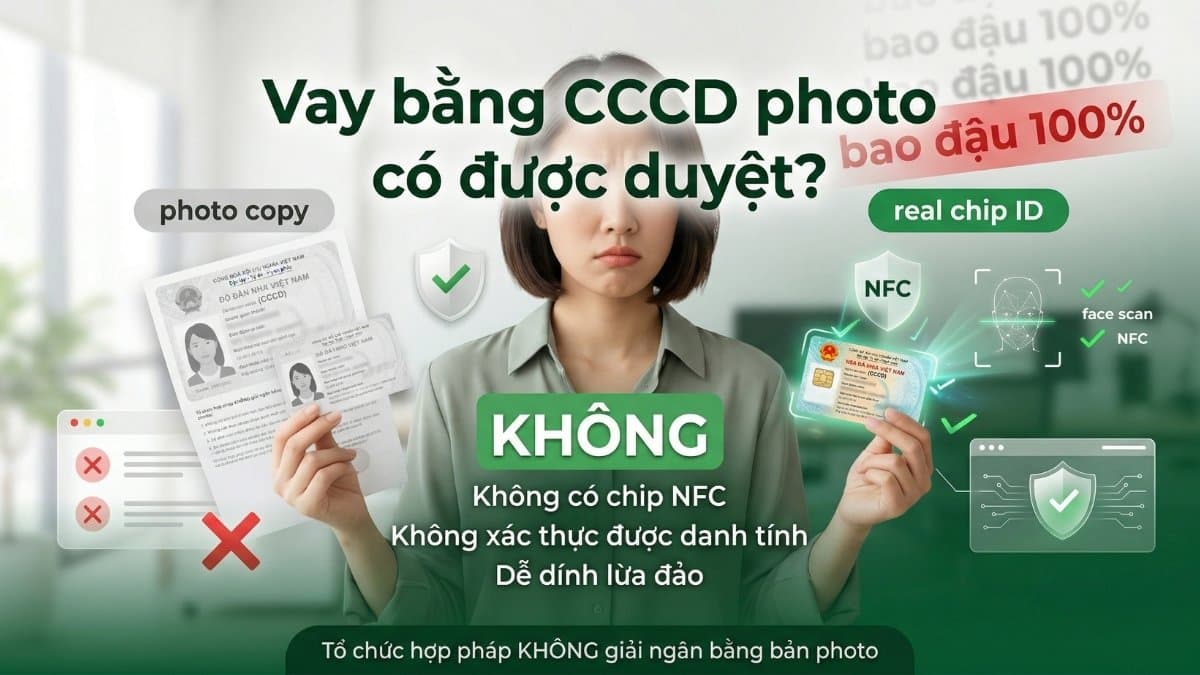 Vay tiền bằng CMND/CCCD photo không chính chủ có được duyệt? | Vay Ở Đâu