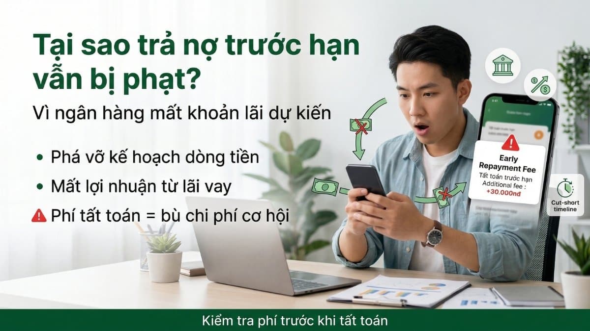 Thanh toán khoản vay trả góp trước hạn có bị phạt không? | Vay Ở Đâu