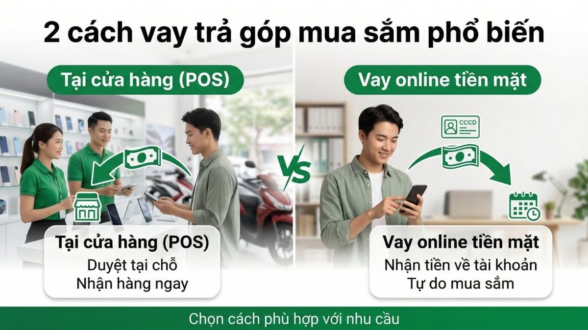 Bí quyết vay trả góp mua xe máy, điện thoại duyệt 15 phút | Vay Ở Đâu