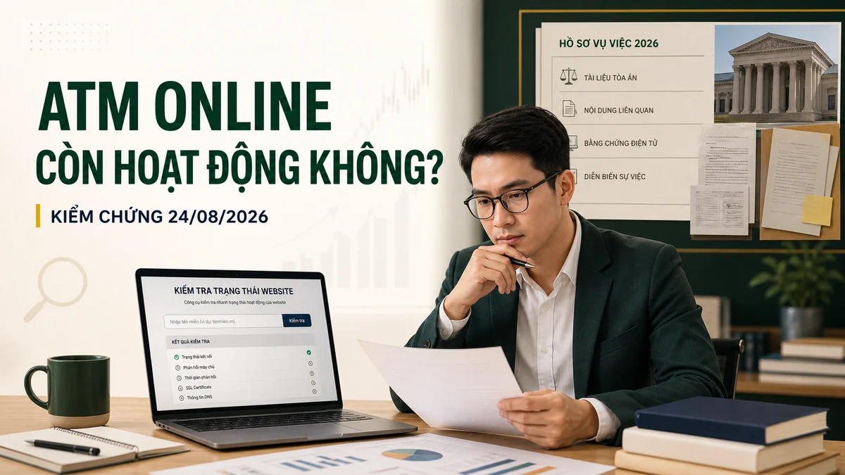 Kiểm chứng ATM Online còn hoạt động không sau phiên tòa năm 2026