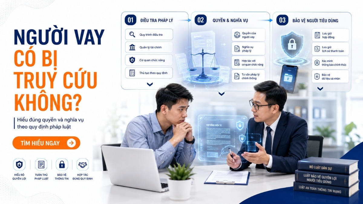 App vay tiền bị sập người vay có sao không - Quyền lợi hợp pháp của người đi vay