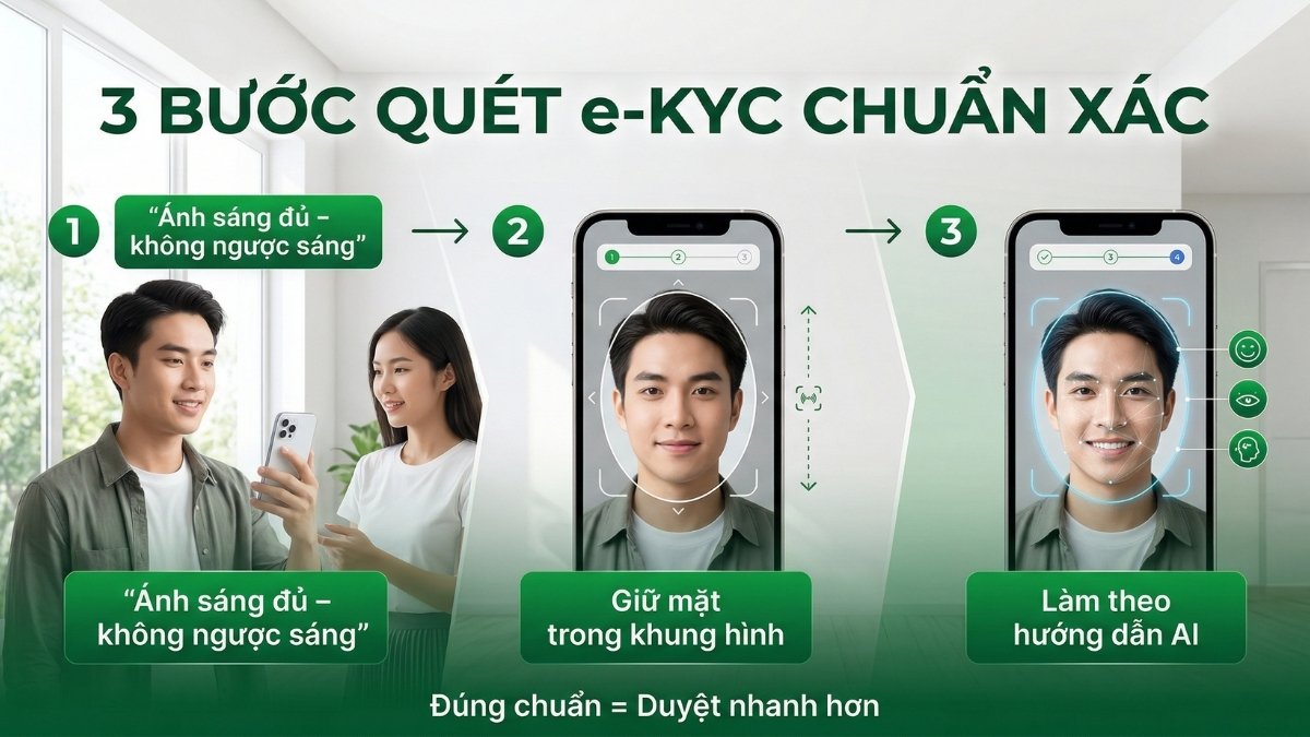 Hình minh họa 2: huong dan e kyc nhan dien khuon mat khi vay