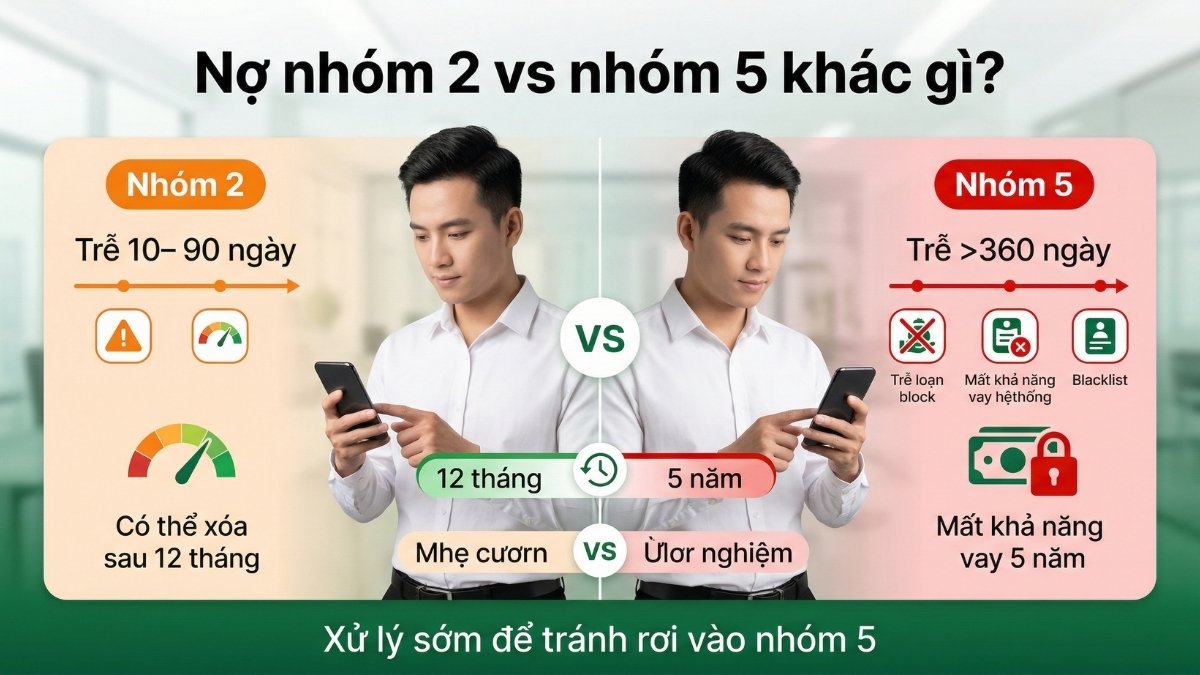 No xau nhom 5 co vay duoc khong Vay Ở Đâu 3