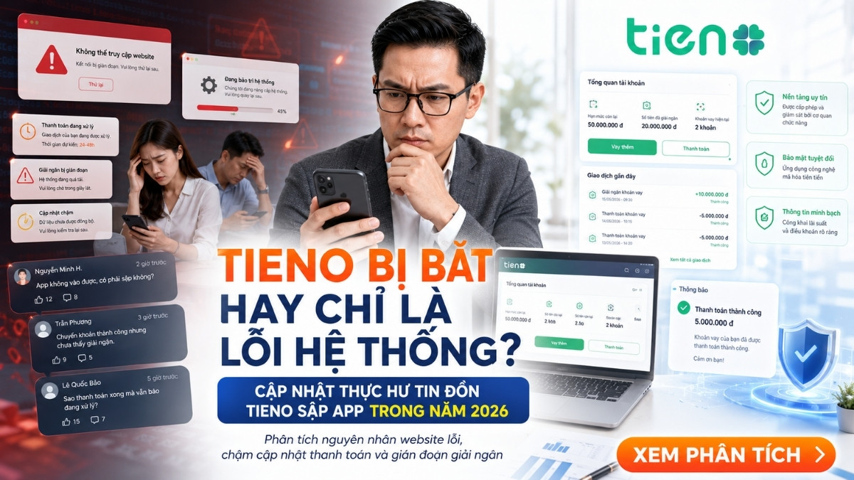 Nhận diện tin nhắn giả mạo TienO yêu cầu phí trước