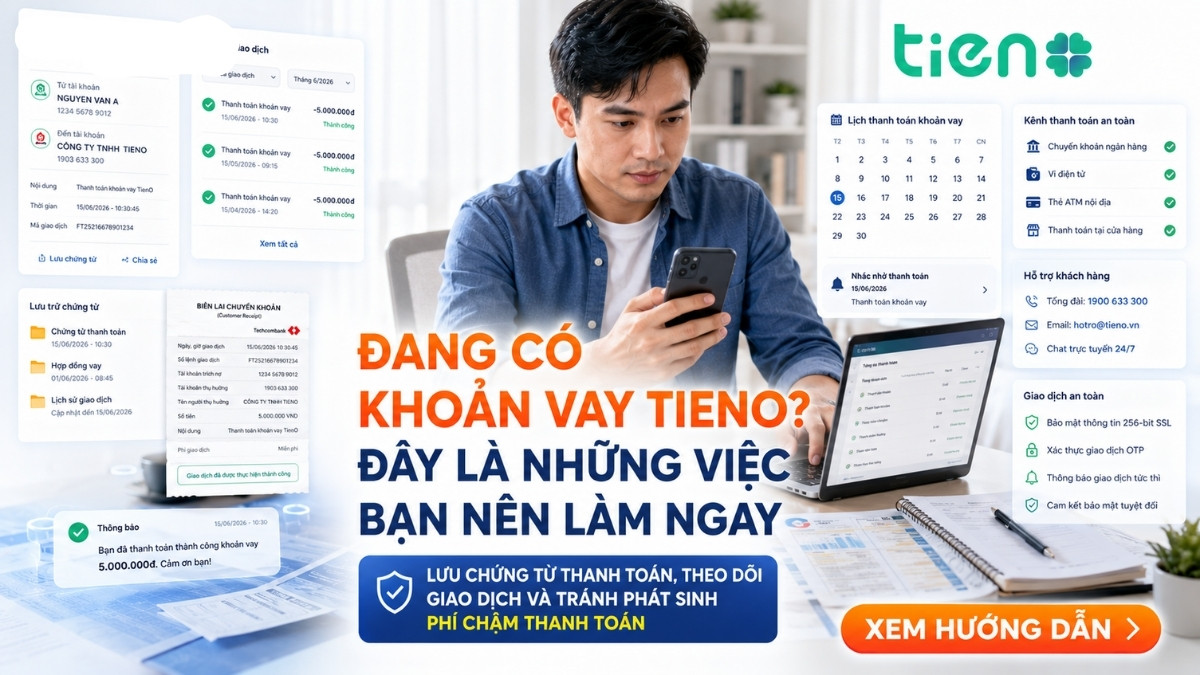 So sánh đề nghị vay sau khi kiểm chứng TienO