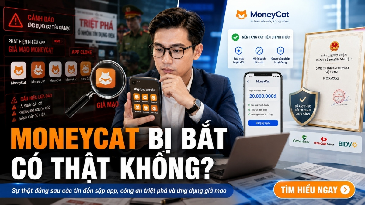 Kiểm chứng thông tin MoneyCat lừa đảo hay bị bắt năm 2026