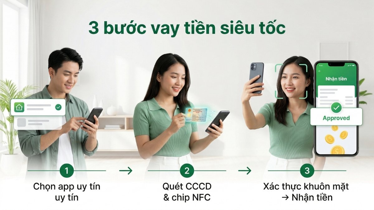 Hình minh họa 2: vay tien bang cccd gan chip