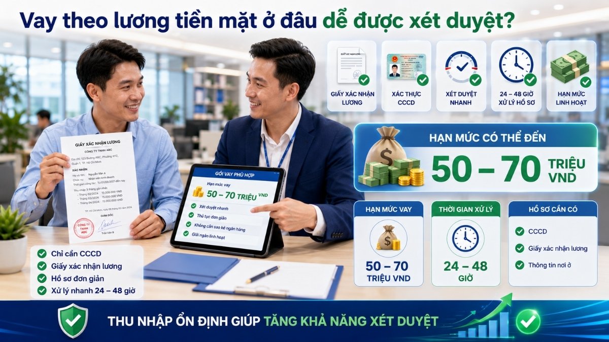 Vay tien theo bang luong tien mat Vay Ở Đâu 4