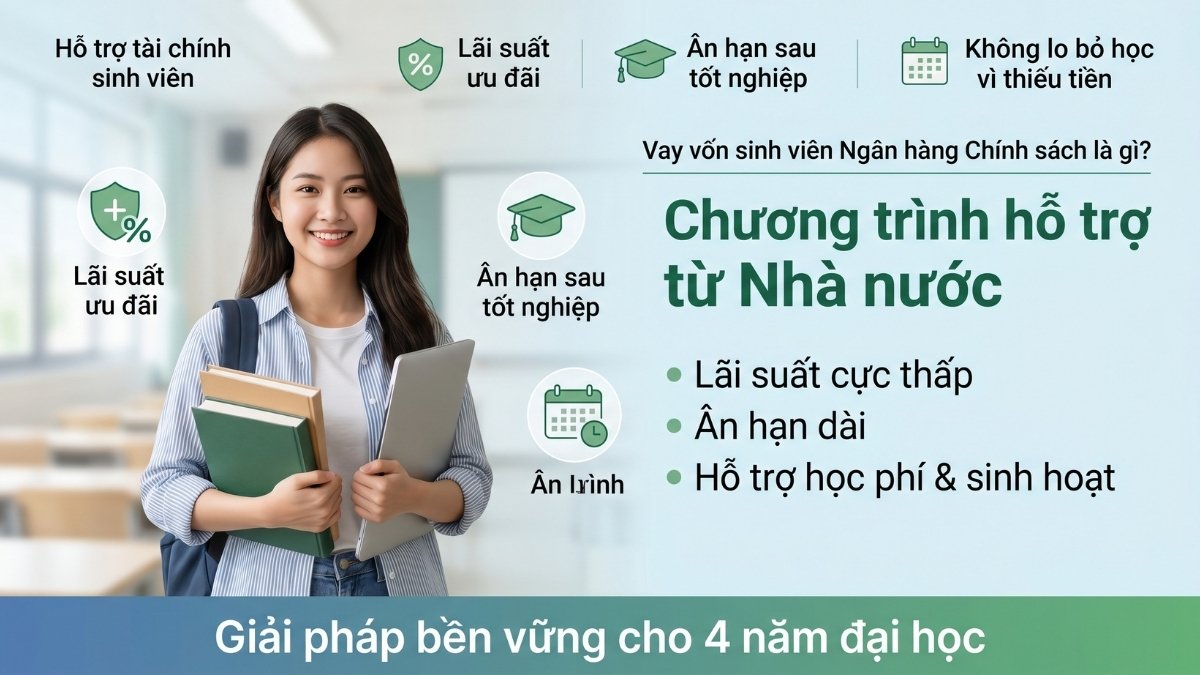 Sinh viên kiểm tra chương trình vay vốn Ngân hàng Chính sách Xã hội