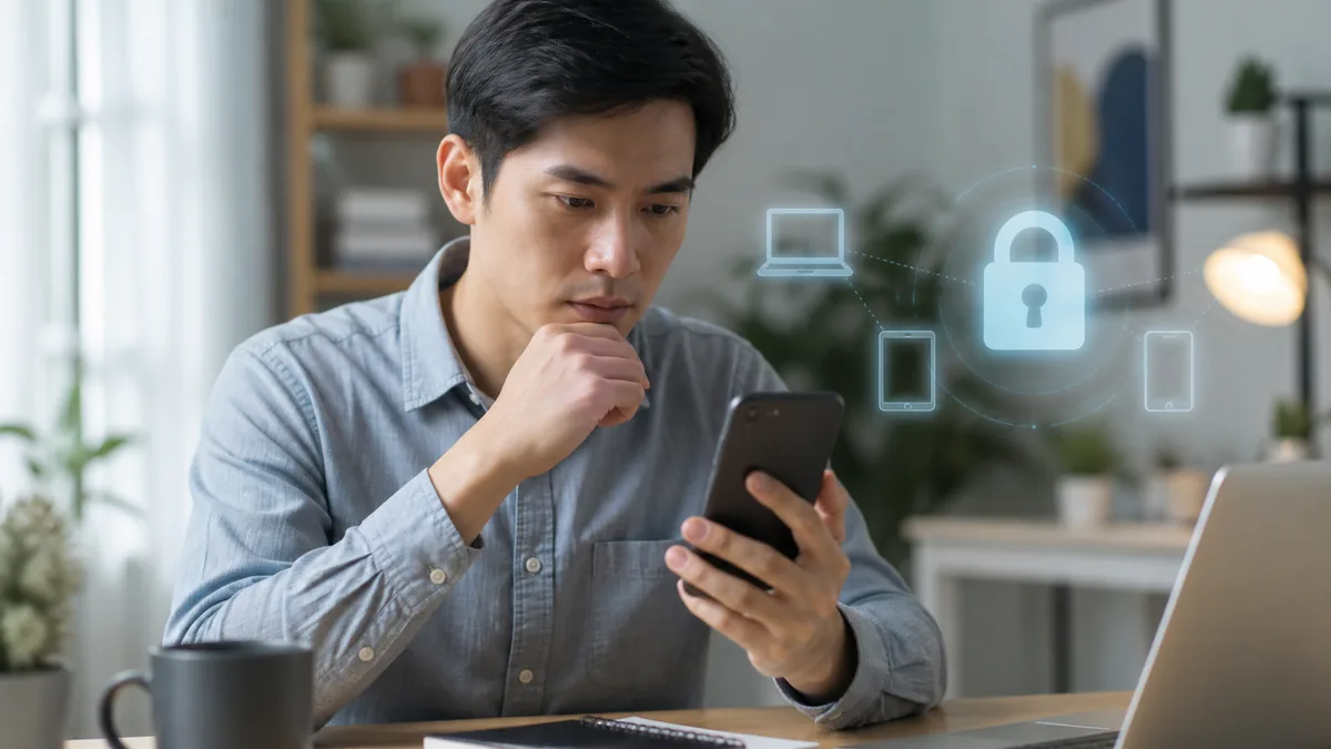 Sơ đồ Tài khoản Apple, tính năng Tìm và Khóa kích hoạt trên iPhone